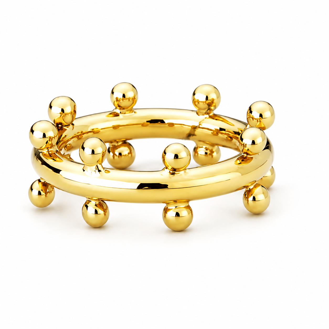 halo studded ring