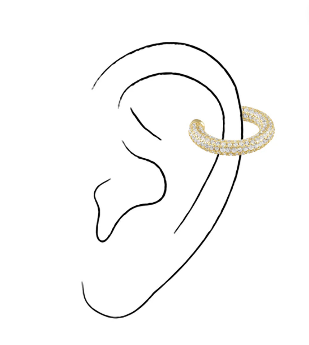charlie pavé mini ear cuff