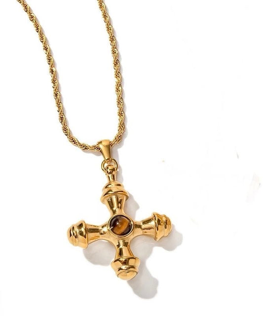 talia cross necklace