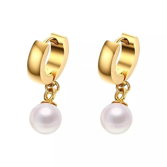 nia pearl drop earrings