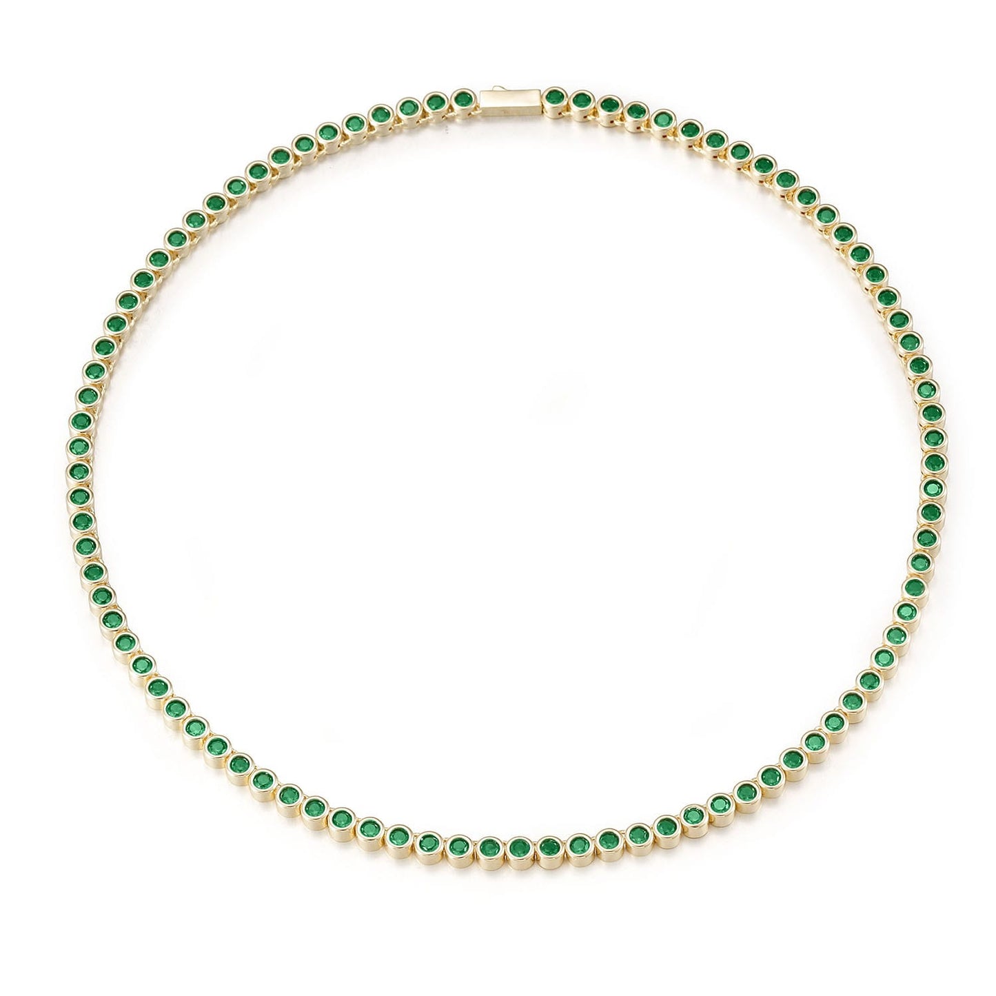 eloise color tennis necklace