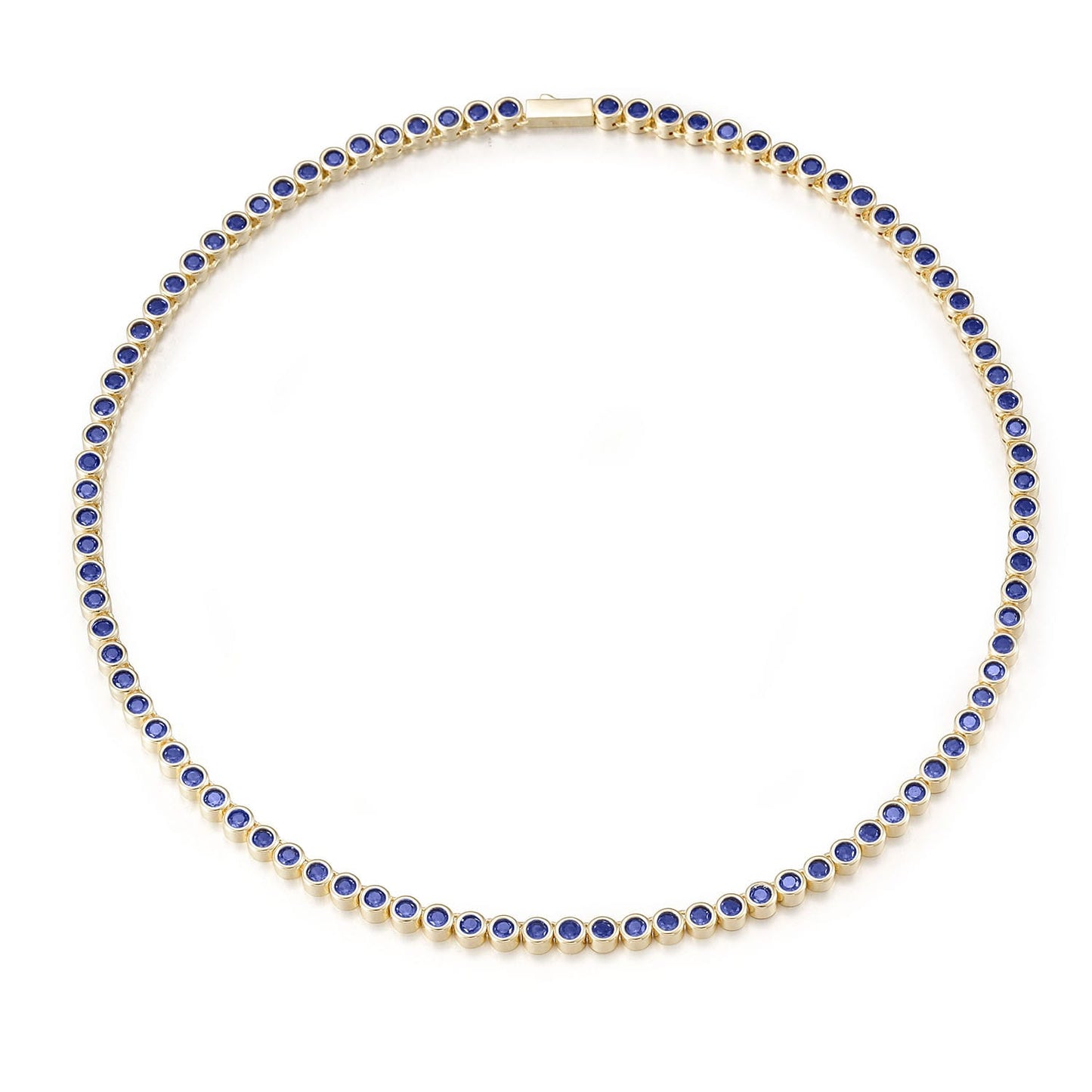 eloise color tennis necklace