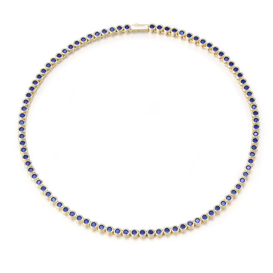 eloise color tennis necklace