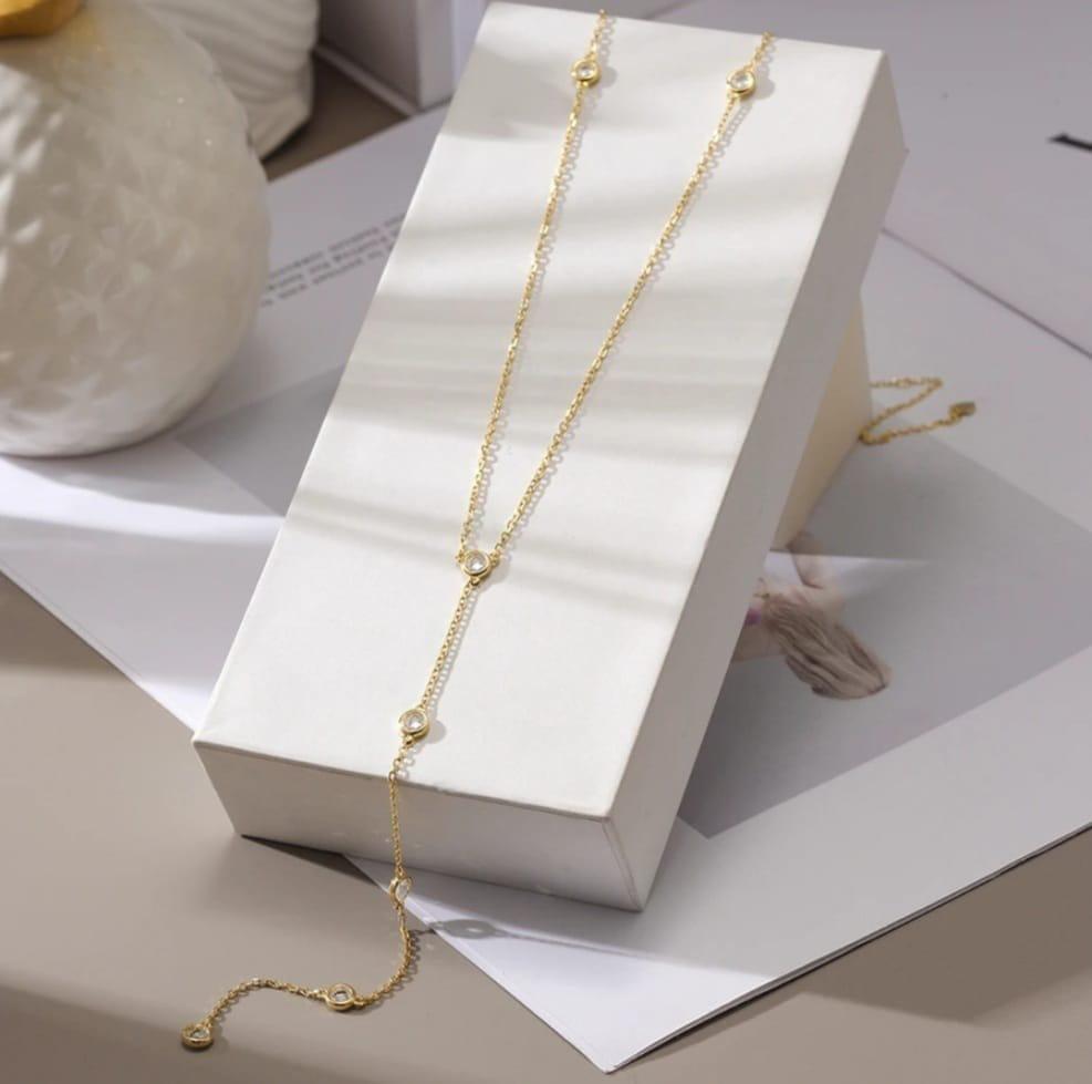 lily lariat necklace