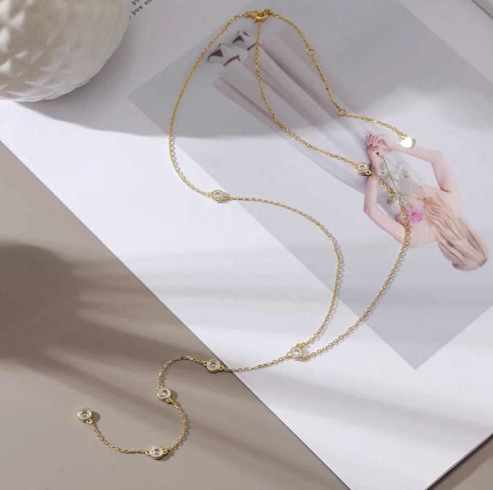 lily lariat necklace