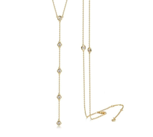 lily lariat necklace