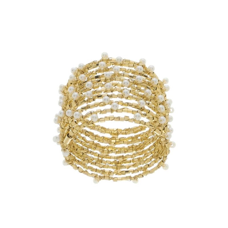 maristella pearl wrap bracelet