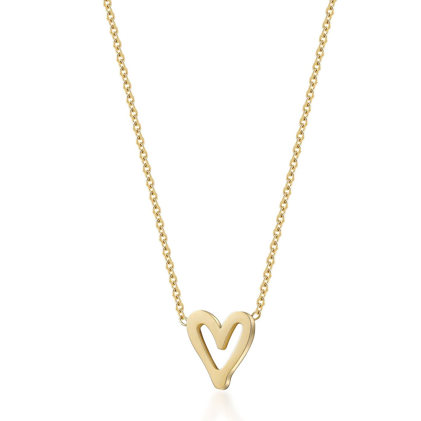 aurora heart pendant