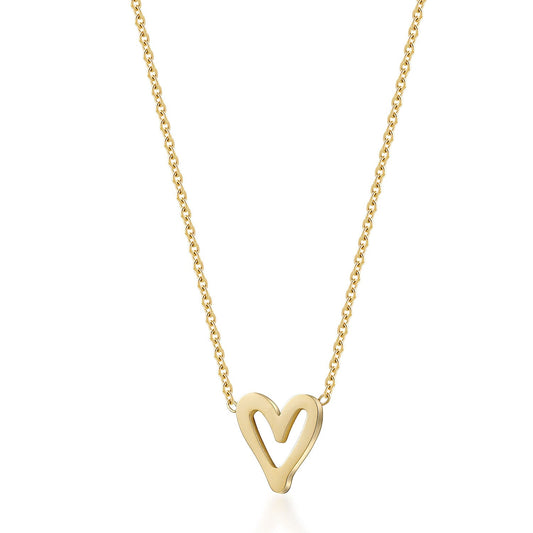 aurora heart pendant