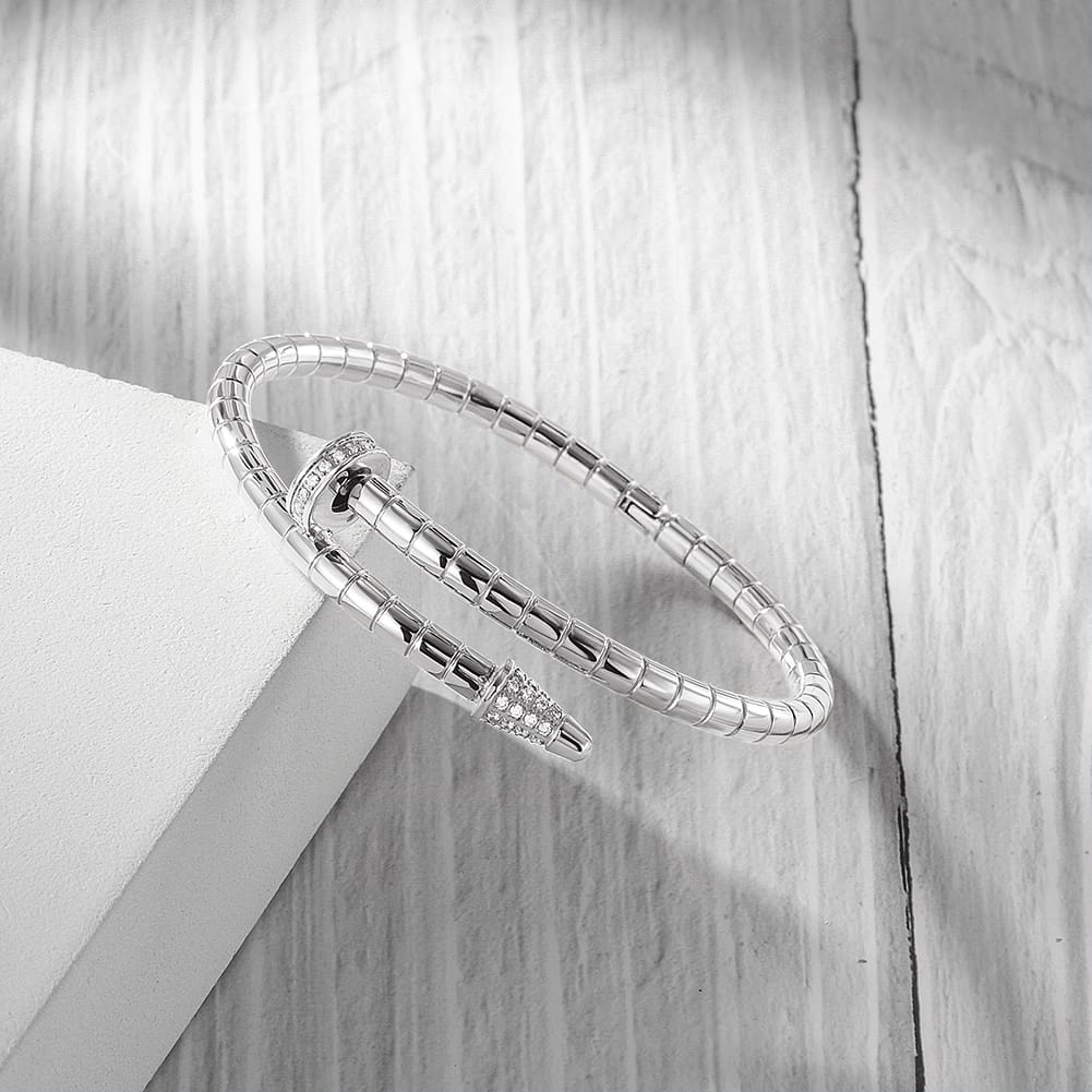 parker ribbed nail bangle