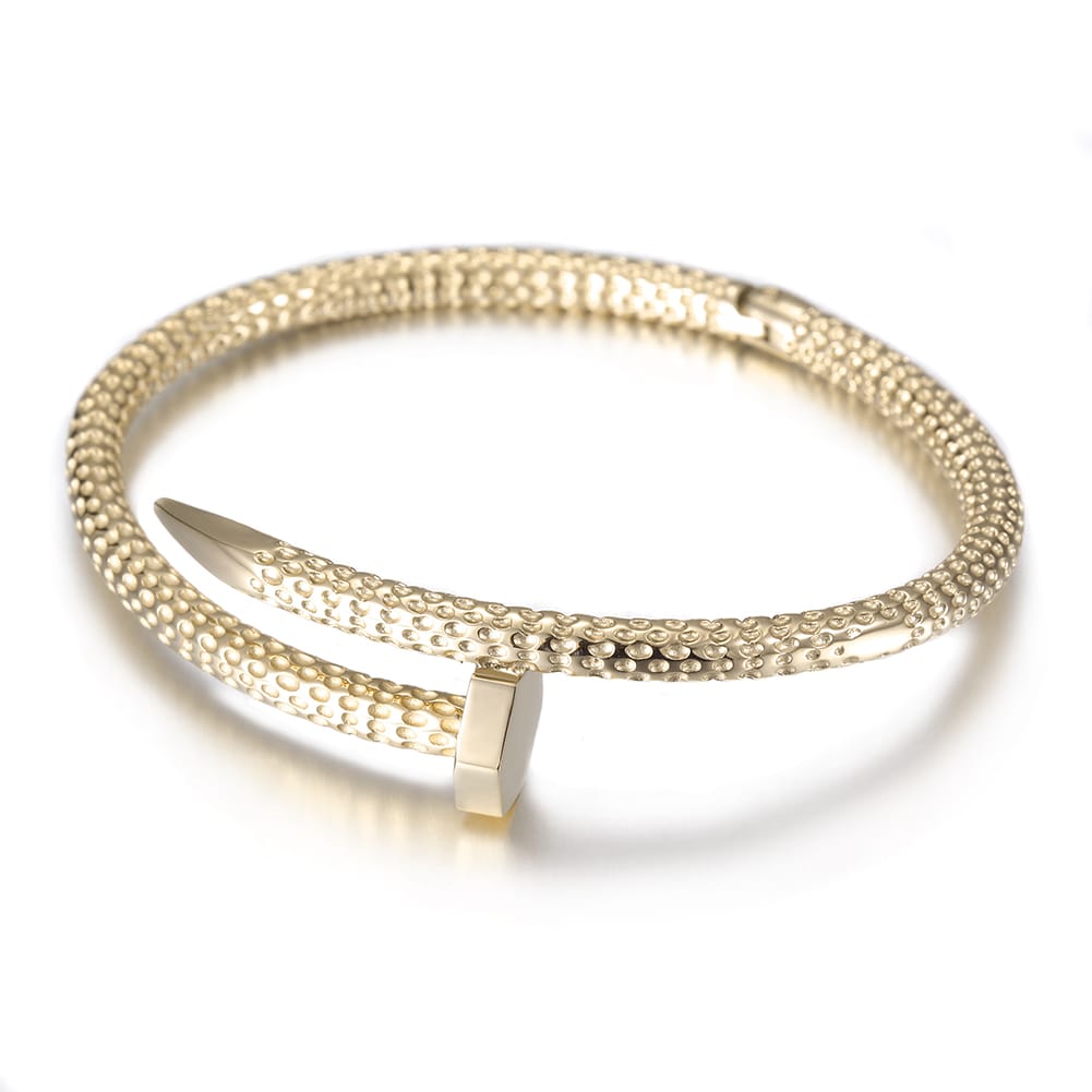 parker hammered nail bangle