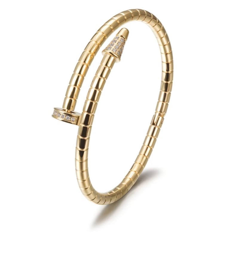 parker ribbed nail bangle