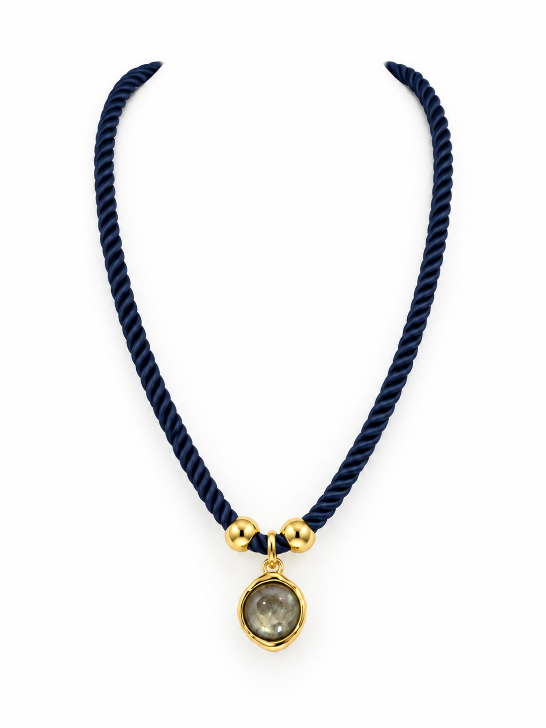 gia cord stone necklace