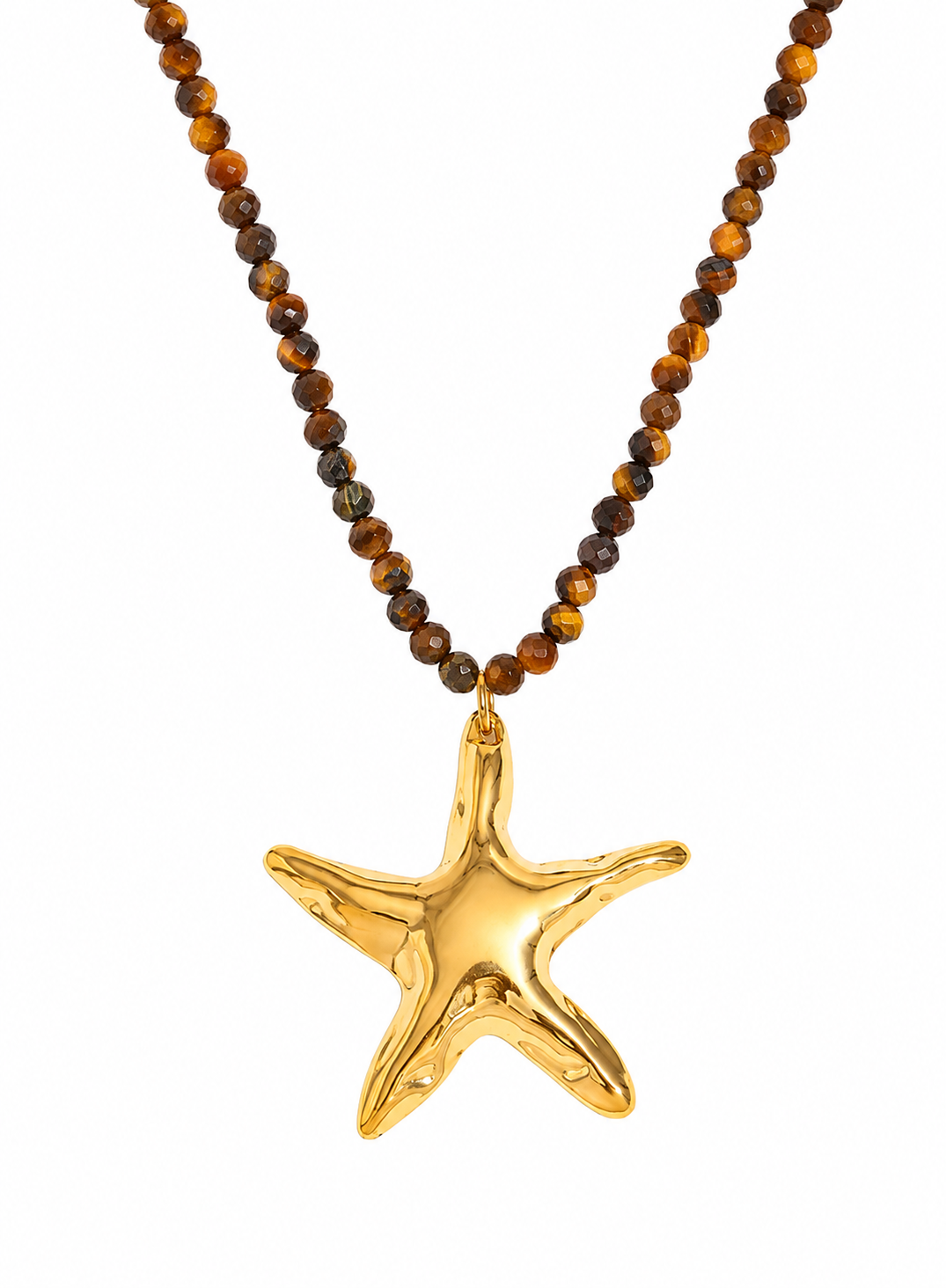 kiki starfish beaded necklace