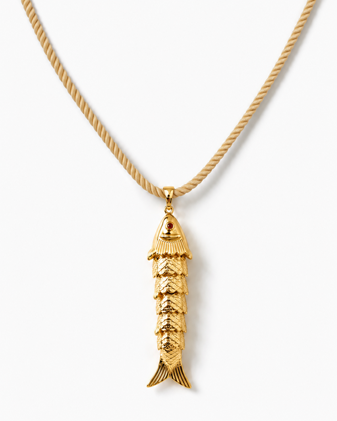 nori fish cord necklace