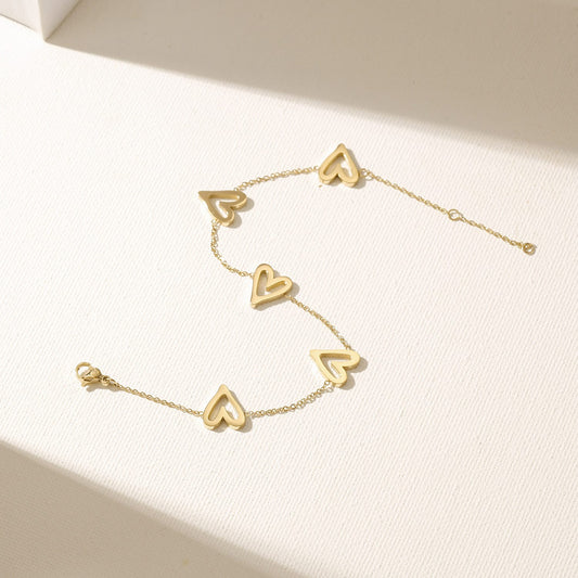 aurora heart bracelet