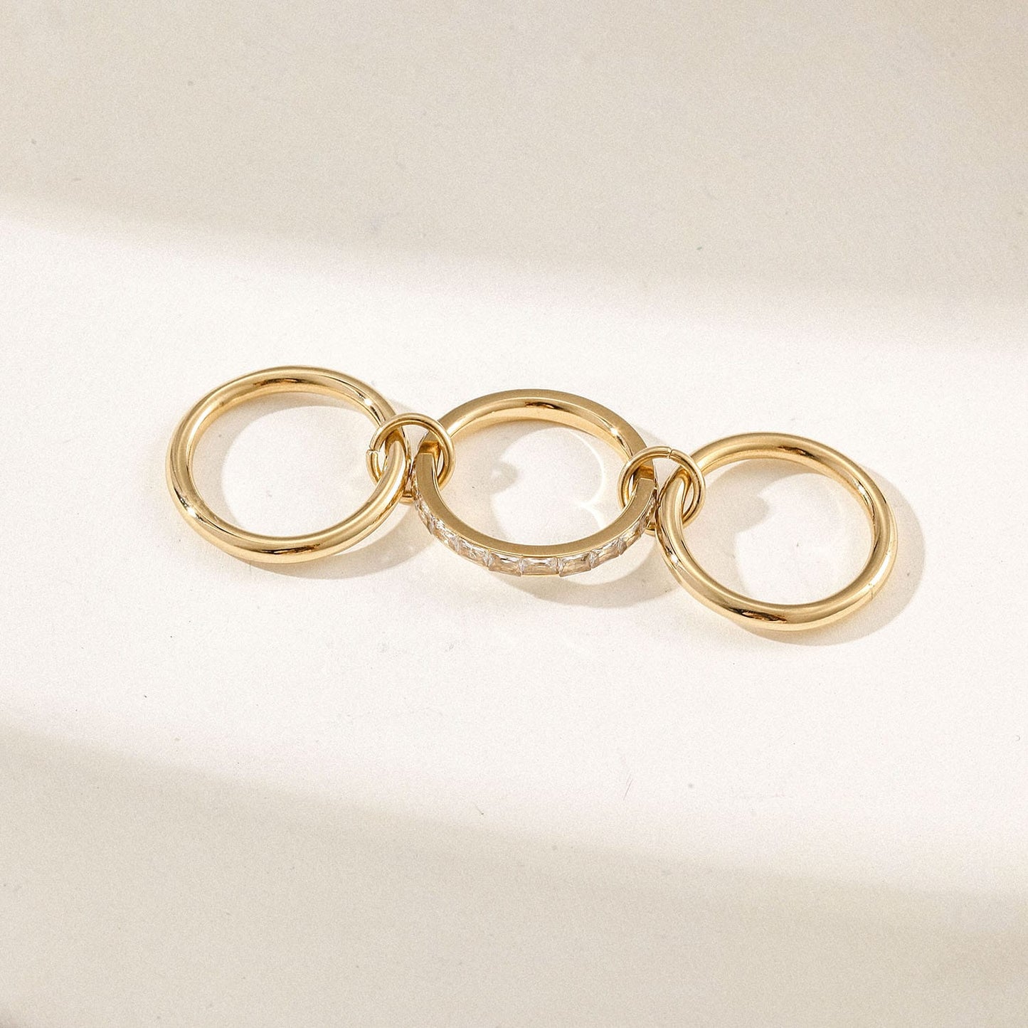 katerina interlocked triple linked ring