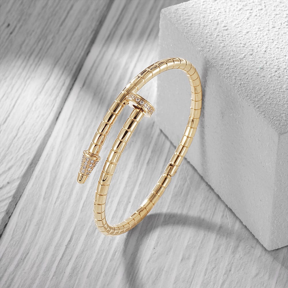parker ribbed nail bangle