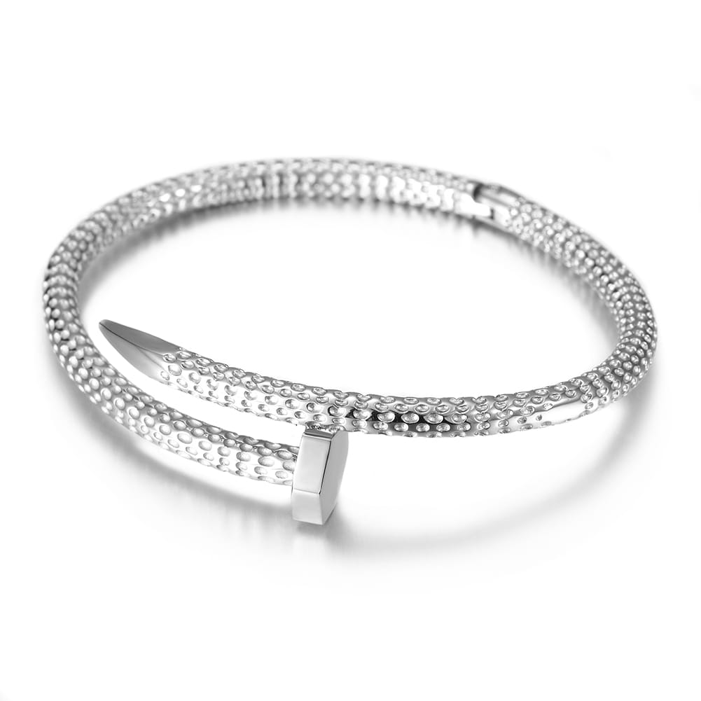 parker hammered nail bangle