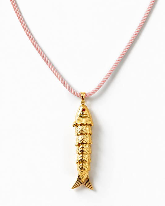 nori fish cord necklace