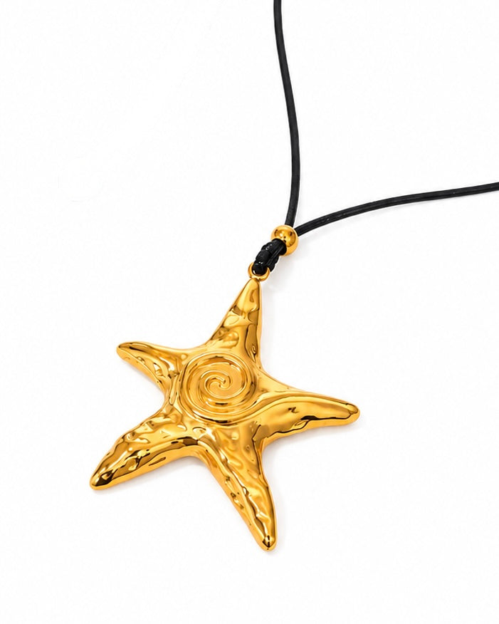 calypso starfish cord necklace