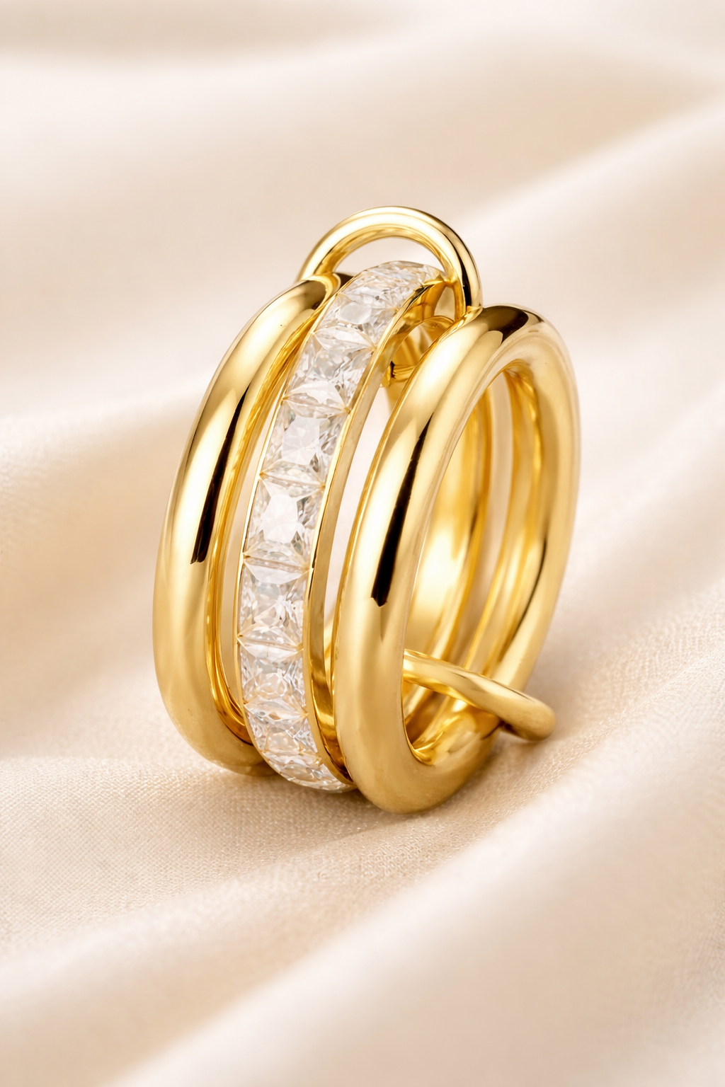 katerina interlocked triple linked ring