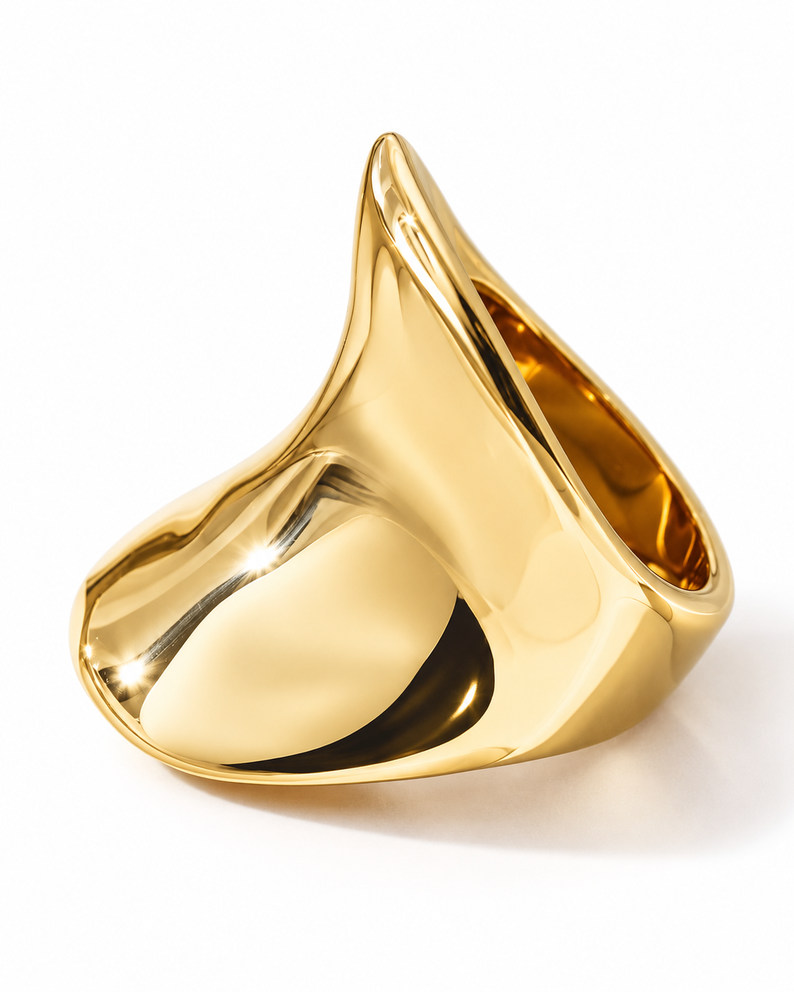 stevie curved sculptural ring