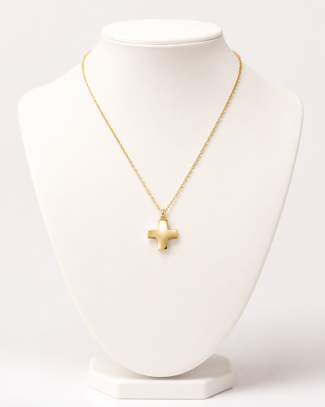 vivrie square cross necklace