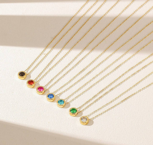 cia bezel pendant necklace