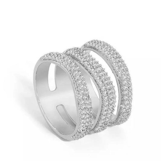 belle pavé ring