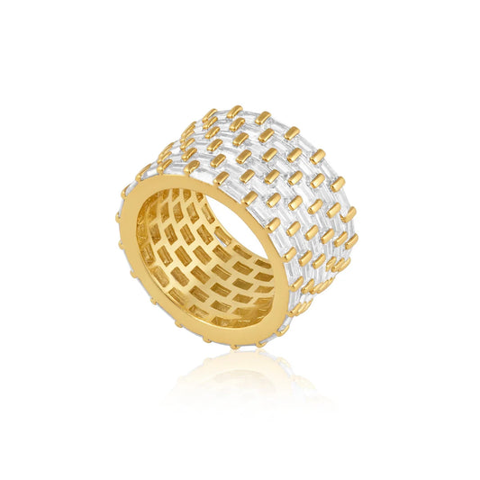 diana eternity baguette ring