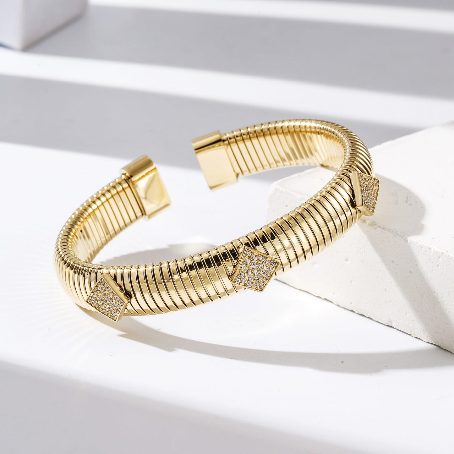 kayla pavé motif flex cuff