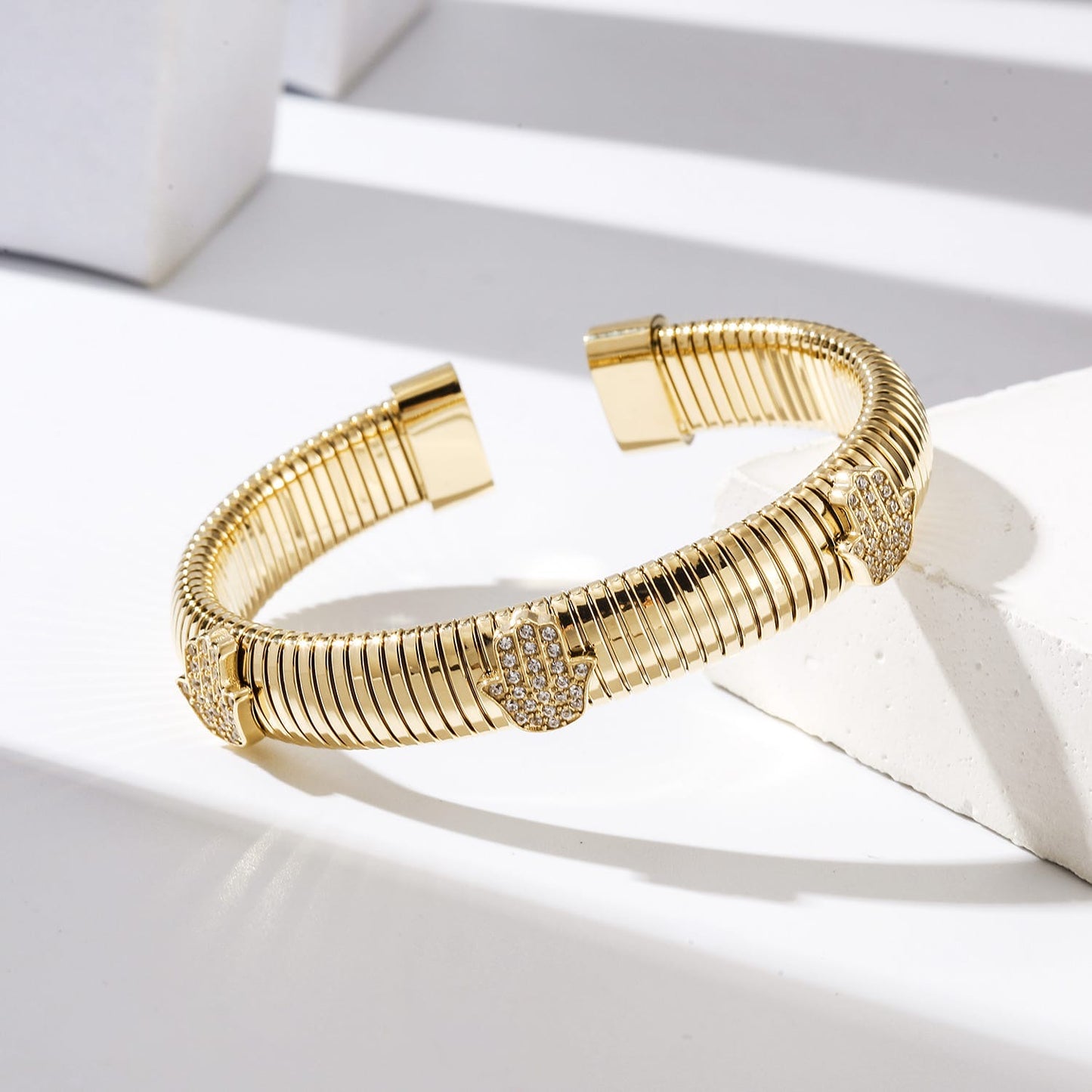 kayla pavé motif flex cuff
