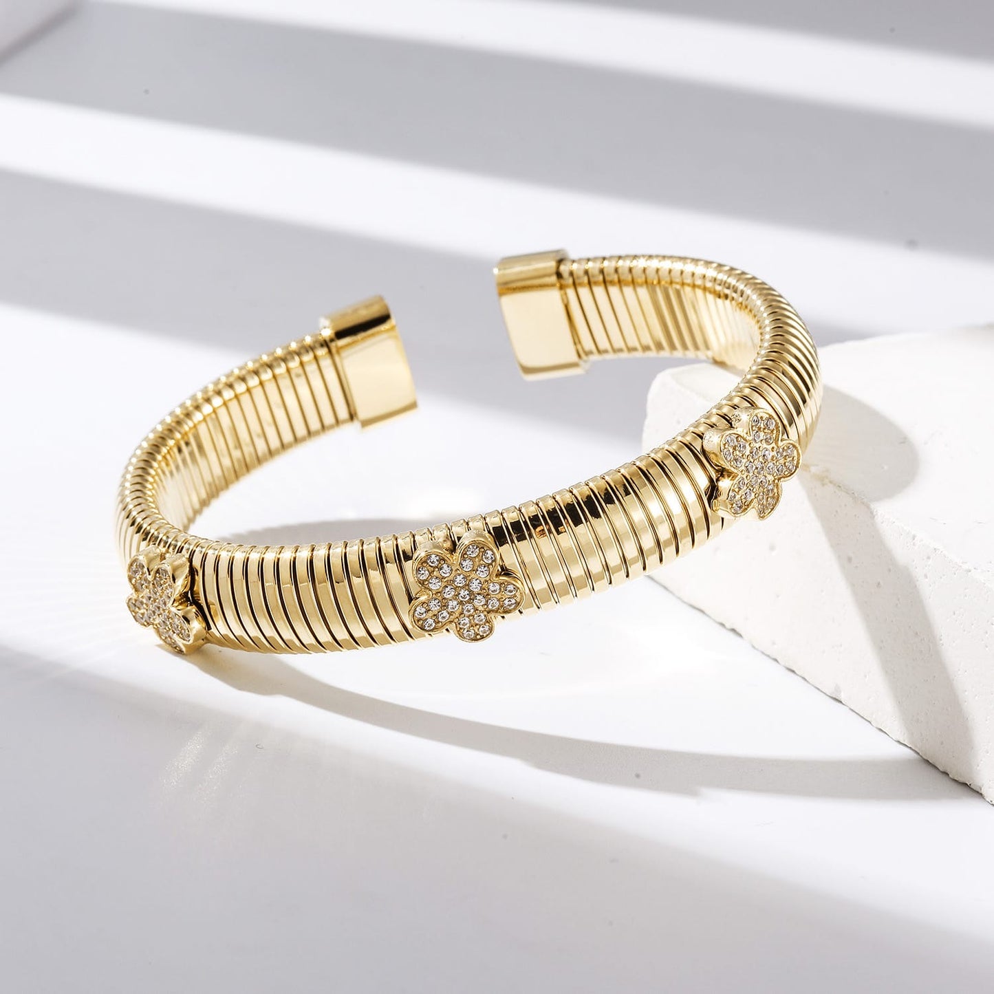 kayla pavé motif flex cuff