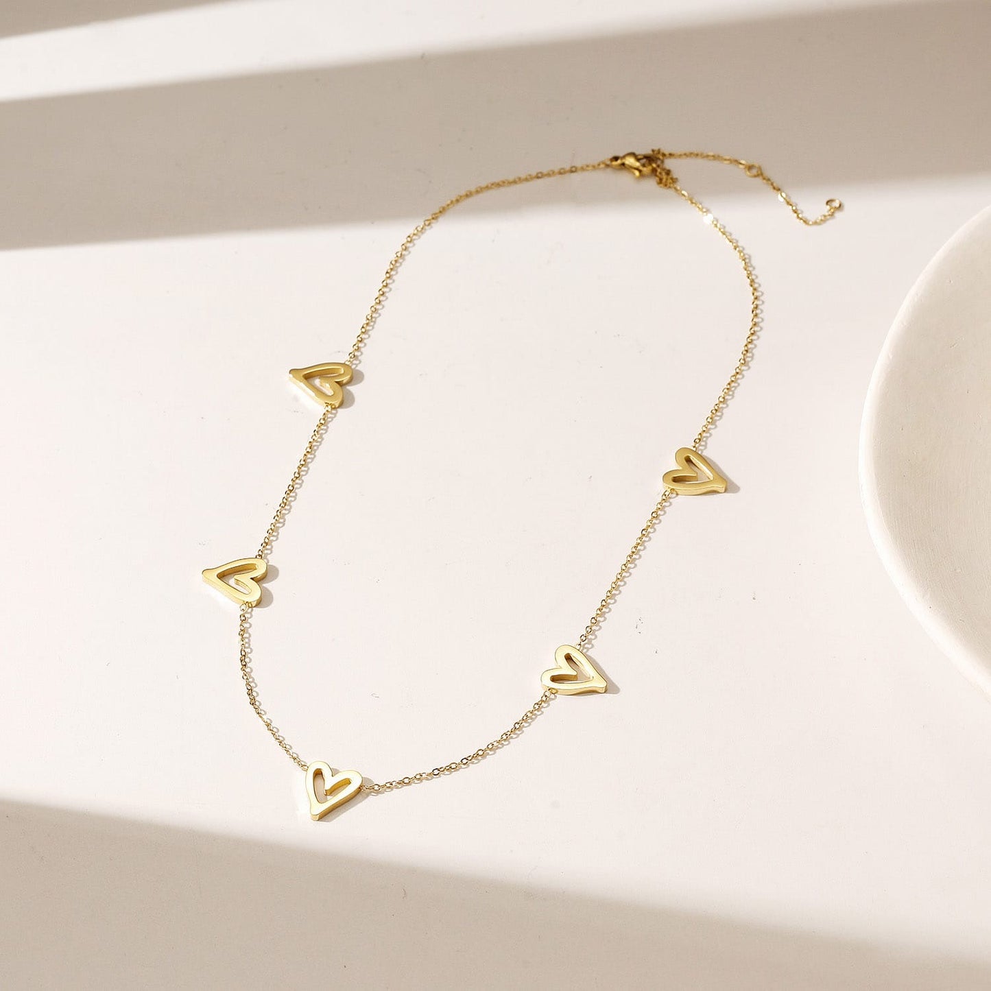 aurora heart necklace
