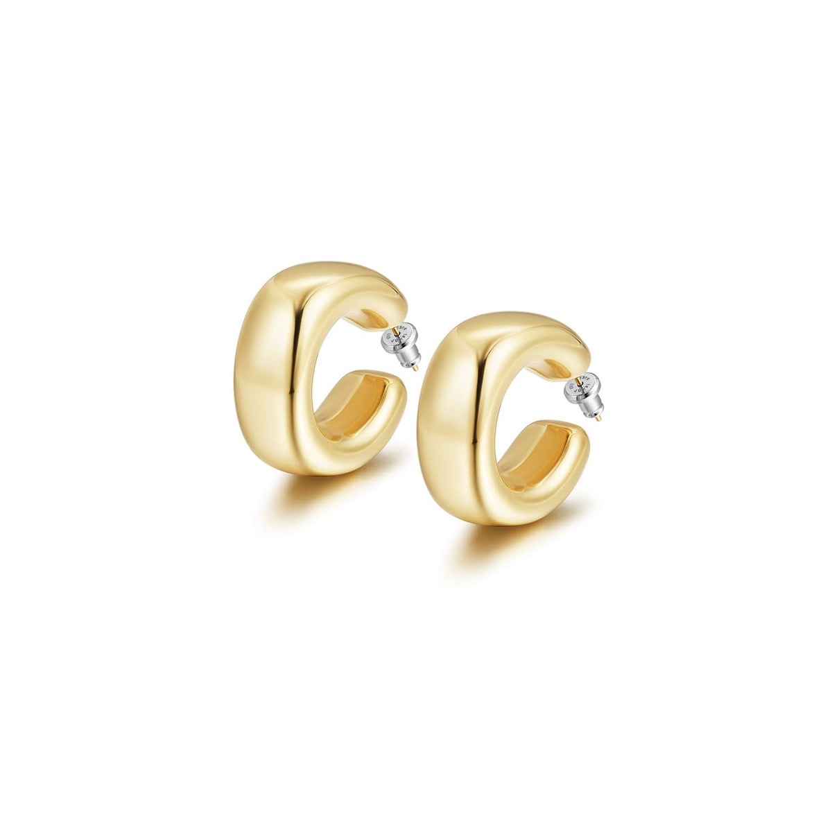 callie chunky hoop earrings
