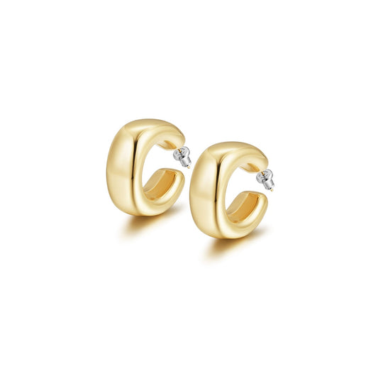 callie chunky hoop earrings