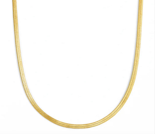 hailey herringbone belly chain