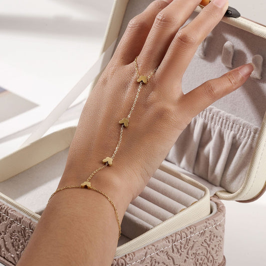 bindi butterfly hand-chain