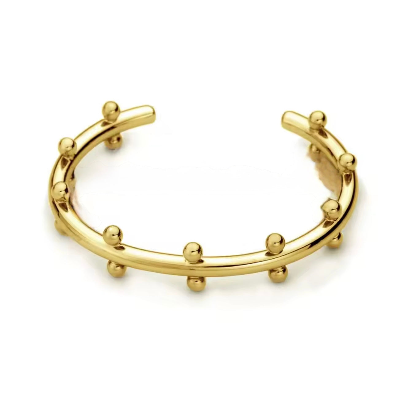 halo studded cuff