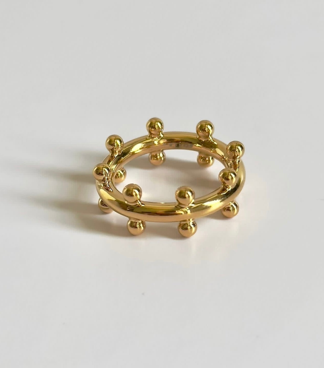halo studded ring