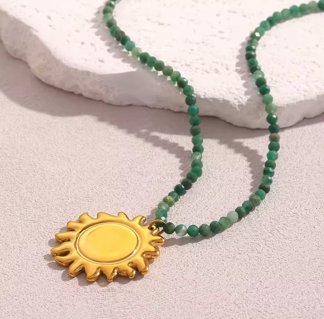kyra sun beaded necklace