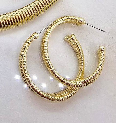 kayla dual hoop earring