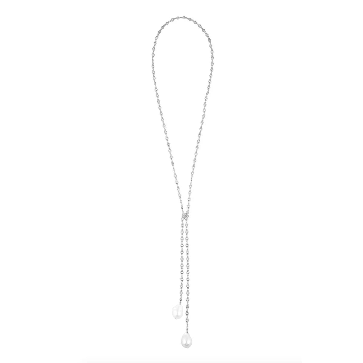 clarissa baroque pearl drop necklace