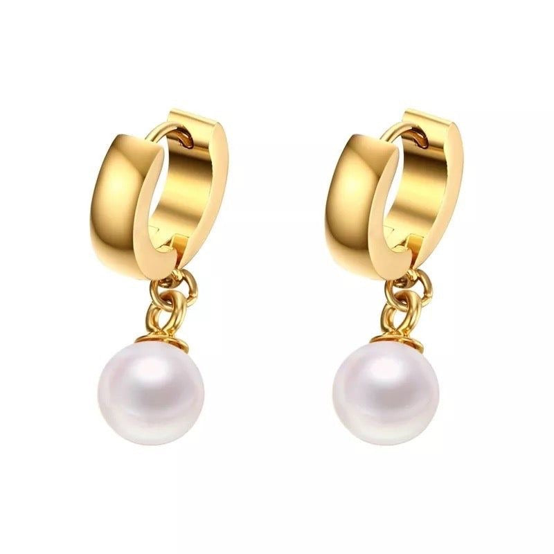 nia pearl drop earrings