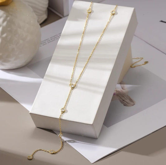 lily lariat necklace