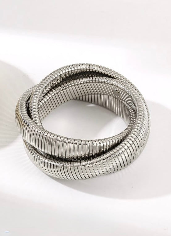 kayla triple rolling bangle