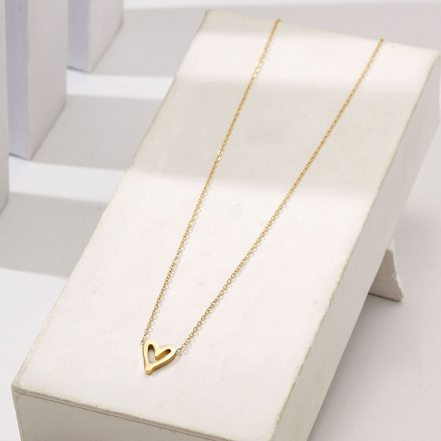 aurora heart pendant