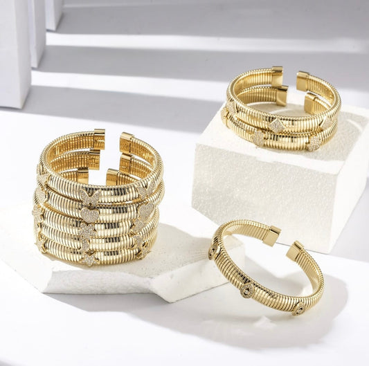kayla pavé motif flex cuff