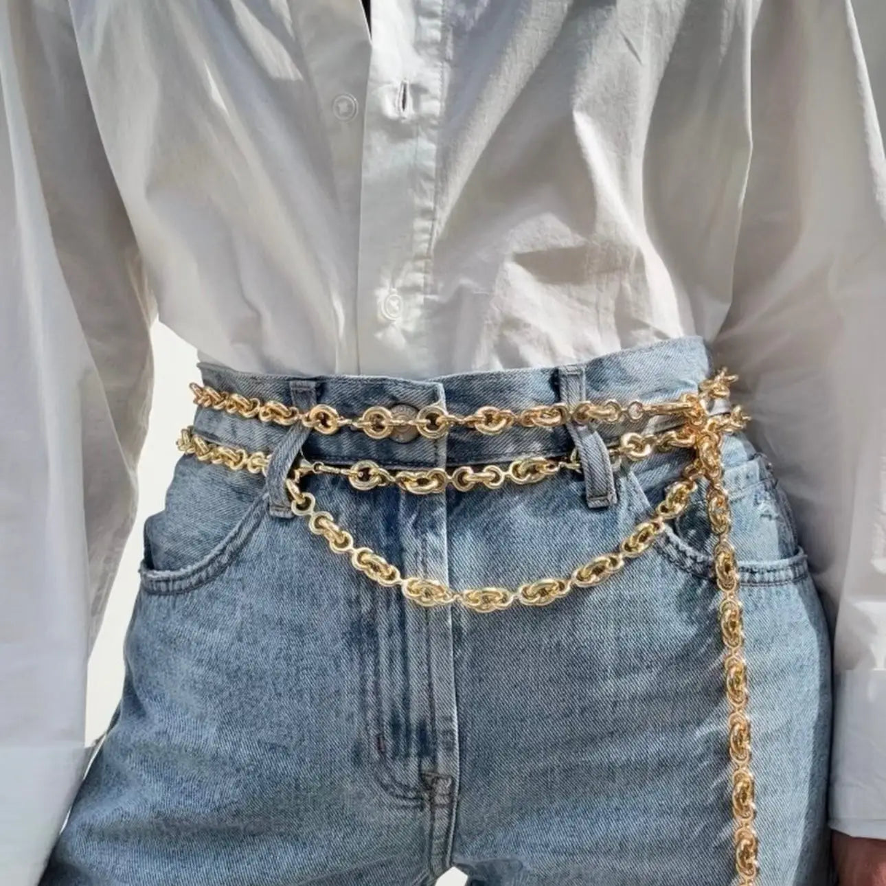 phoebe chain link belt